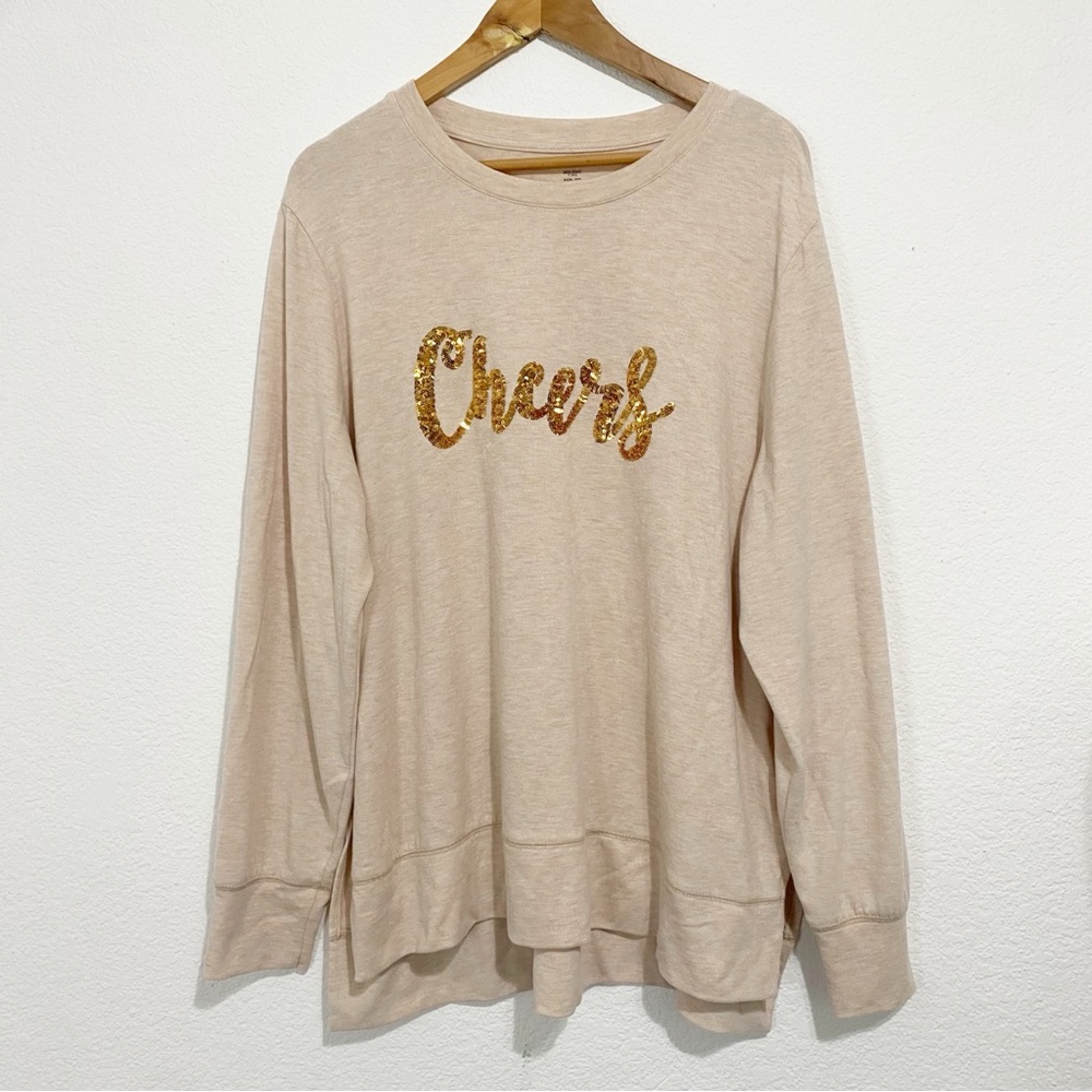 Holiday Time Cream Top